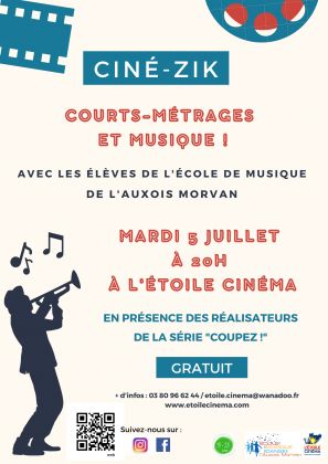 Soirée Ciné-Zik ! Courts-métrages et musique !